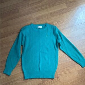 Polo by Ralph Lauren Teal Crew Neck Sweater